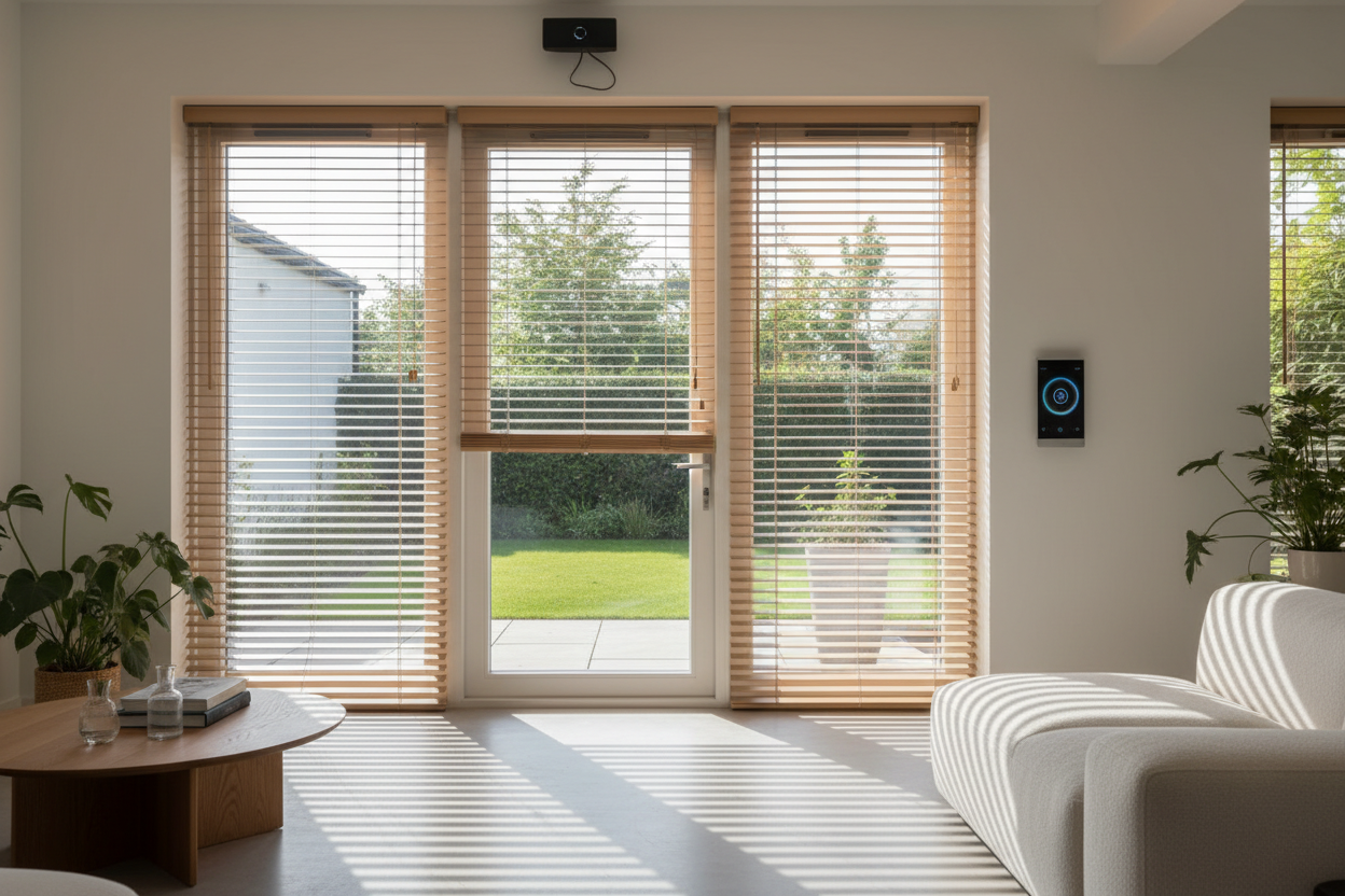 3 Rules for Automating 1 Inch Faux Wood Window Blinds on French Doors