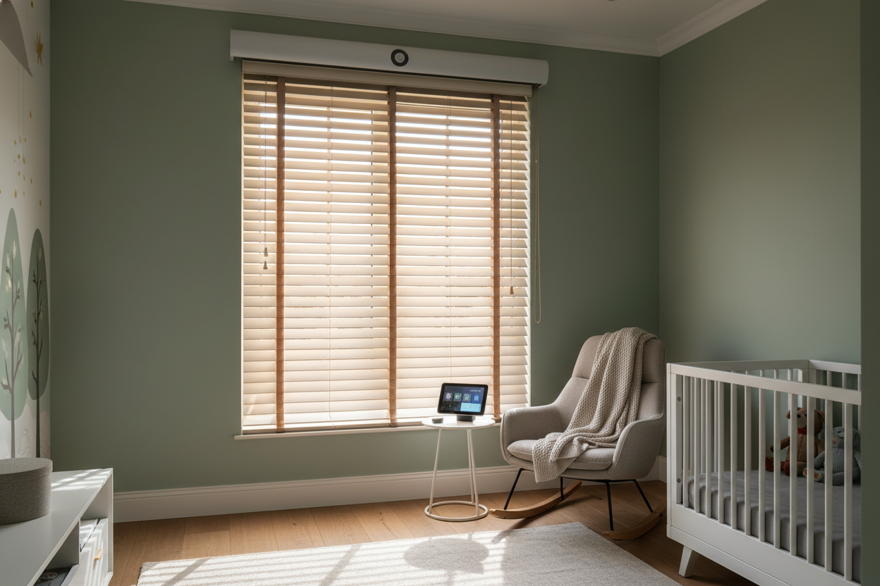 Why I Only Automate Custom 2 Inch Faux Wood Blinds Now