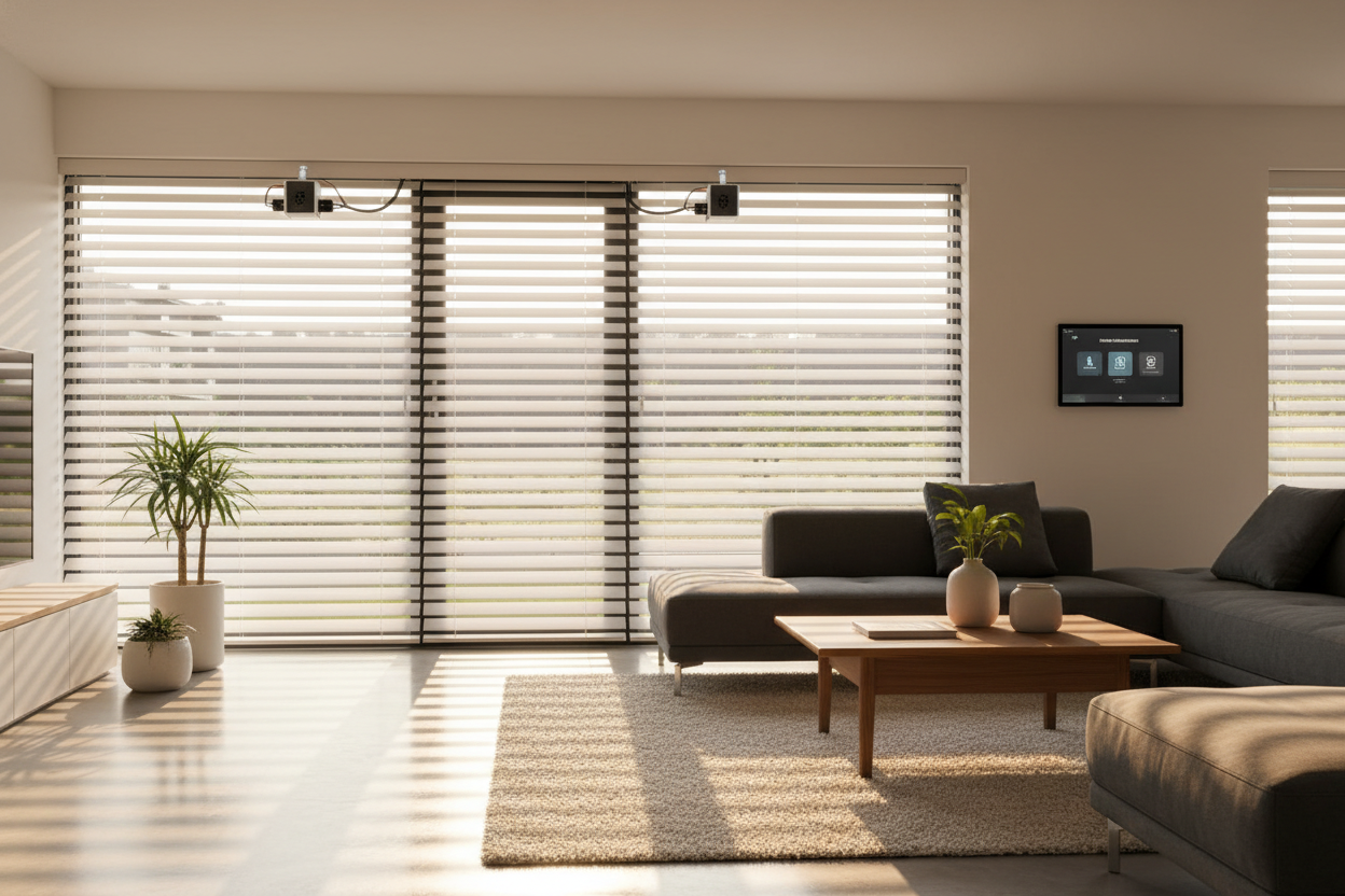 I Jammed Smart Motors Into 34 Faux Wood Blinds (And Saved $400)
