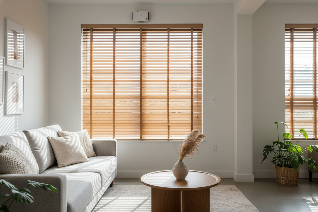 I Snuck Smart Motors Into My Apartment's Faux Wood Blinds 34x64