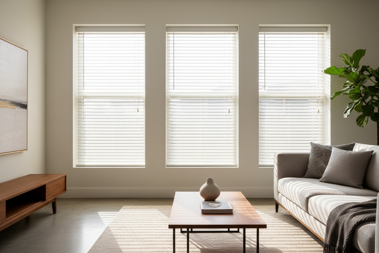 Why My 33 x 64 Faux Wood Blinds Lagged (And How I Synced Them)