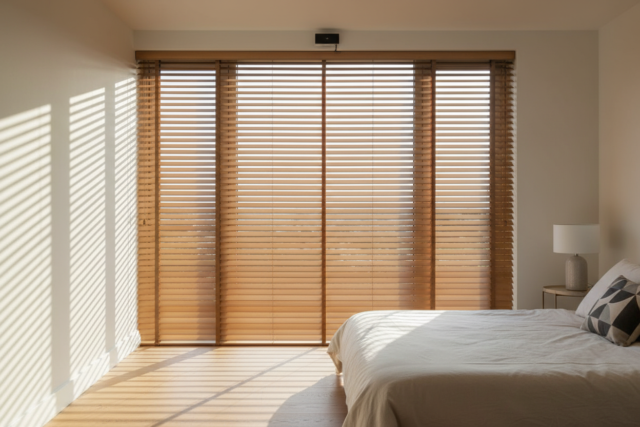 The Geometry Nightmare of Automating 27-Inch Faux Wood Blinds