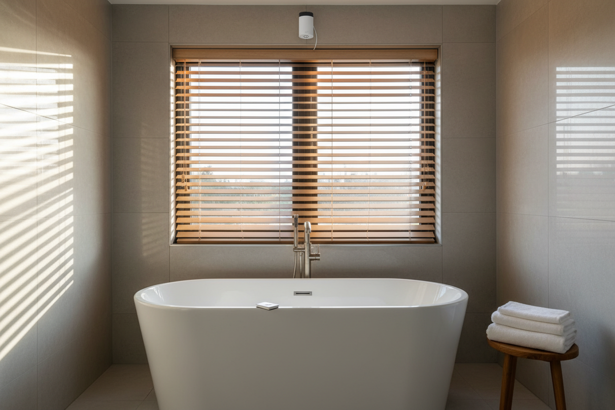 Why Automating Faux Wood Blinds 35 x 48 Saved Me From a Bathtub Fall