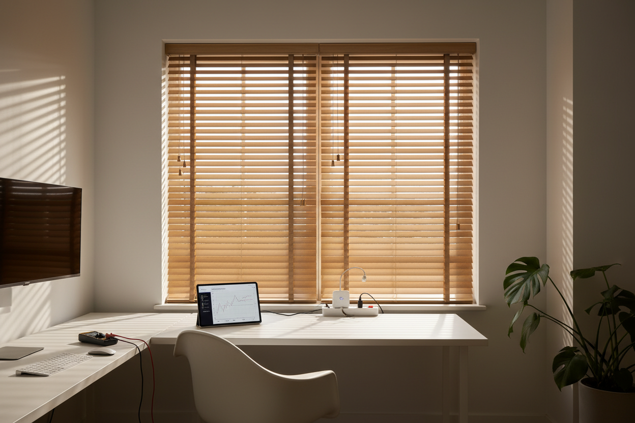 Why My Side-by-Side Faux Wood Blinds 27 x 64 Looked Haunted