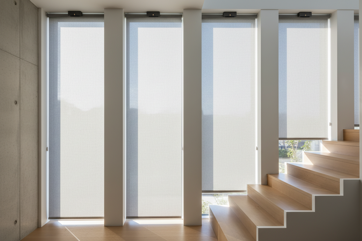 How I Automated the Unreachable 27 Inch Blinds in My Stairwell