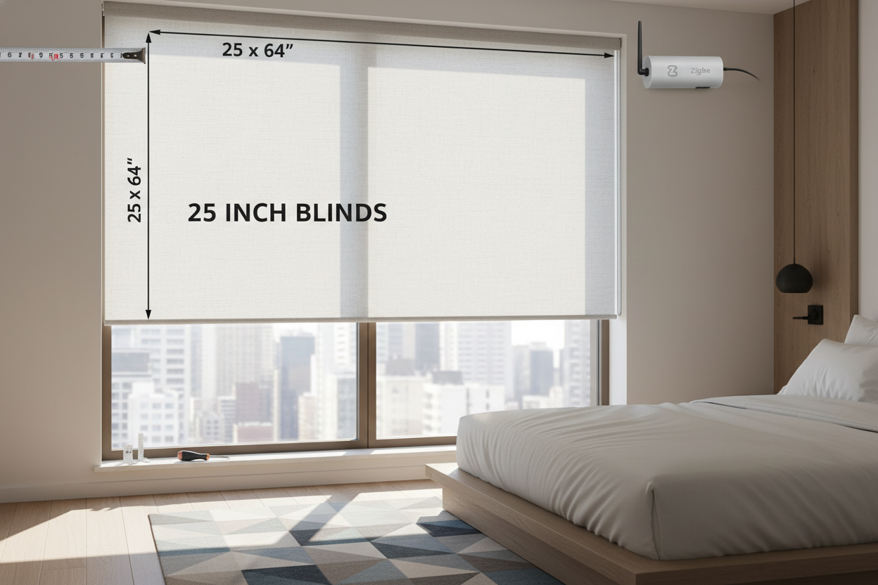 How to Actually Fit a Smart Motor Inside Narrow 25 Inch Blinds