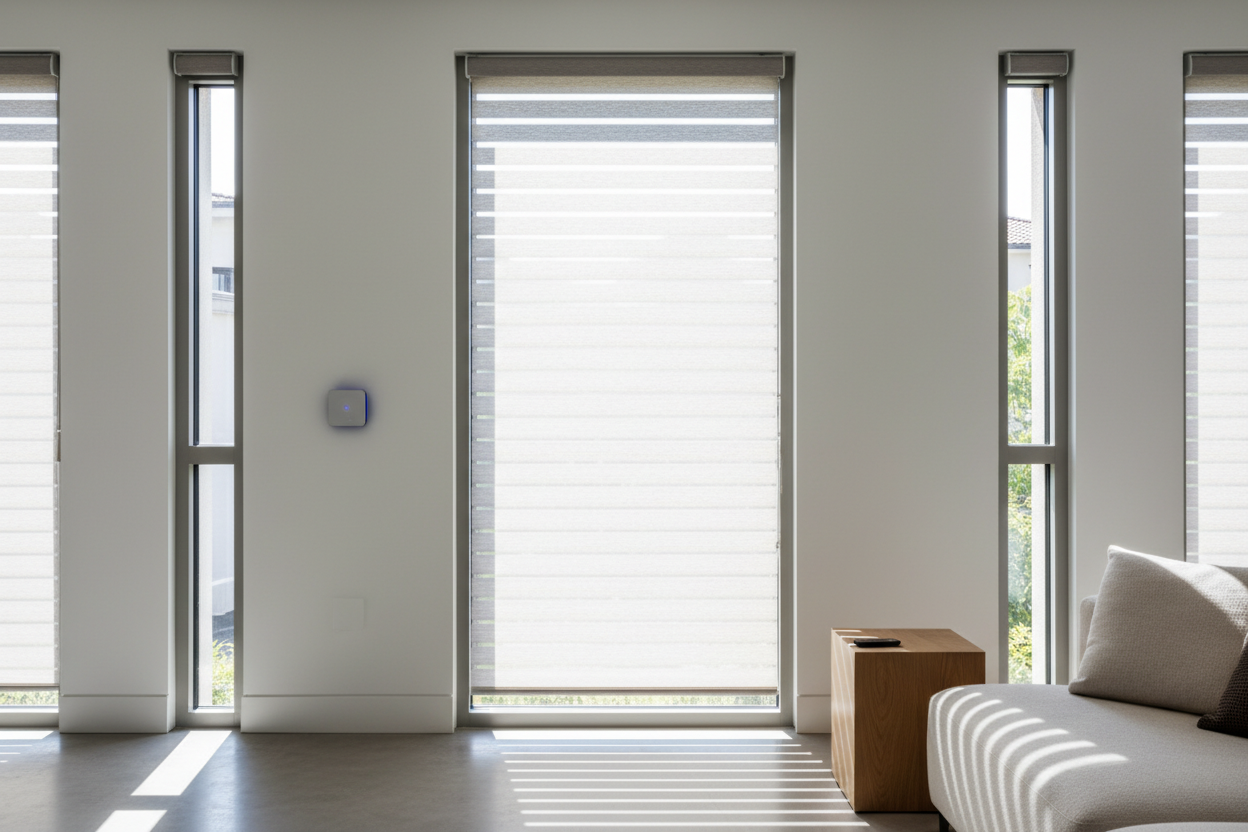 Stop Leaving Your Sidelights Bare: Automating 10 inch wide window blinds