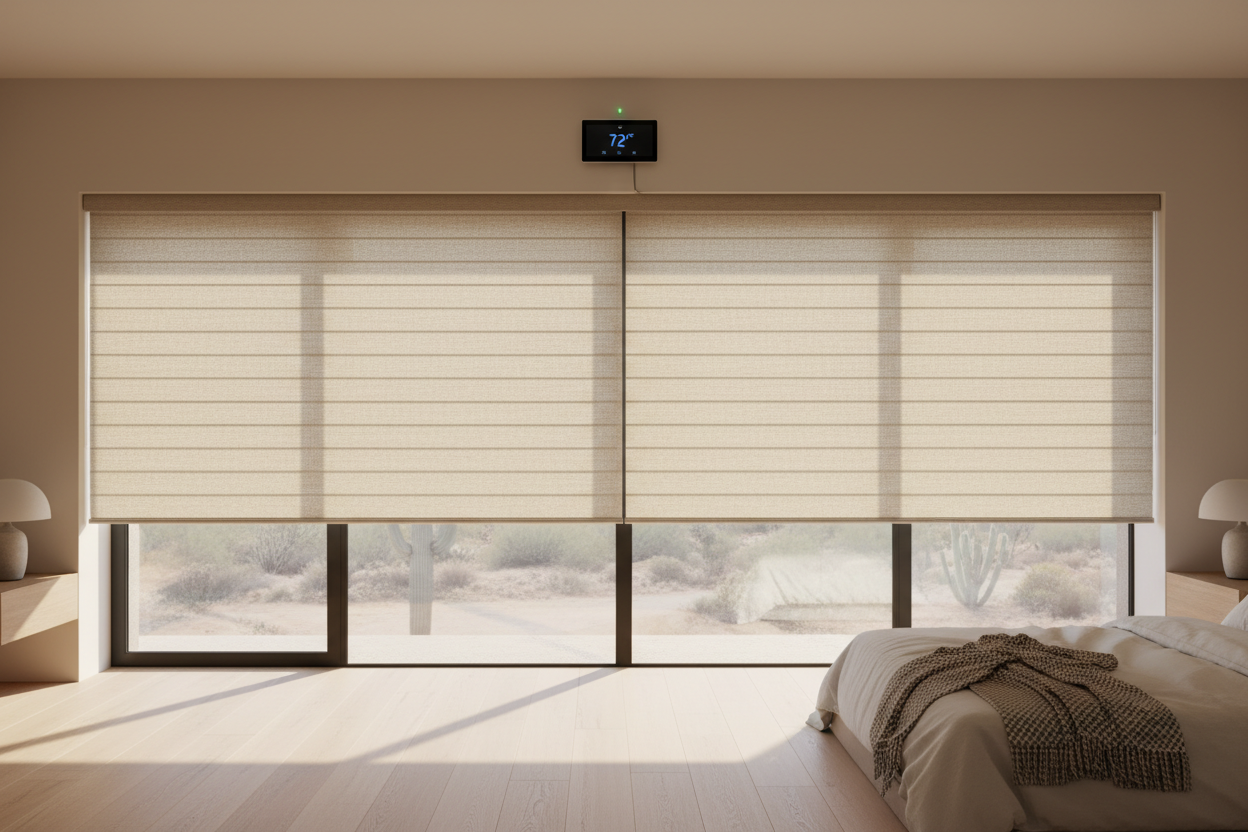 I Automated My 82 Inch Wide Blinds to Sync With My Thermostat
