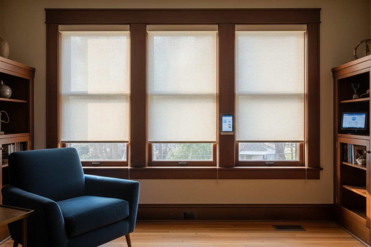 I Fixed My Awkward Craftsman Windows With Smart 22.5 Inch Blinds