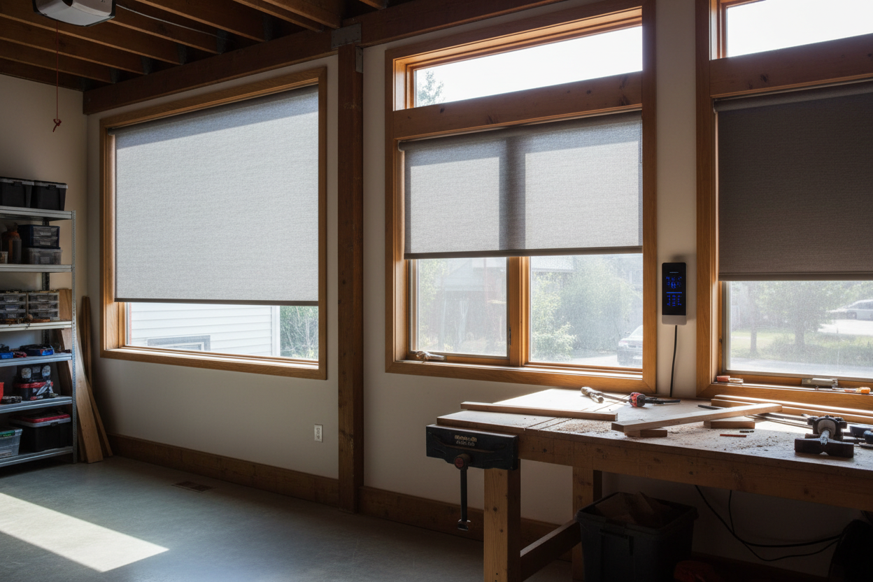 Sawdust and Pull Cords Don't Mix: Automating My 21 x 36 window blinds