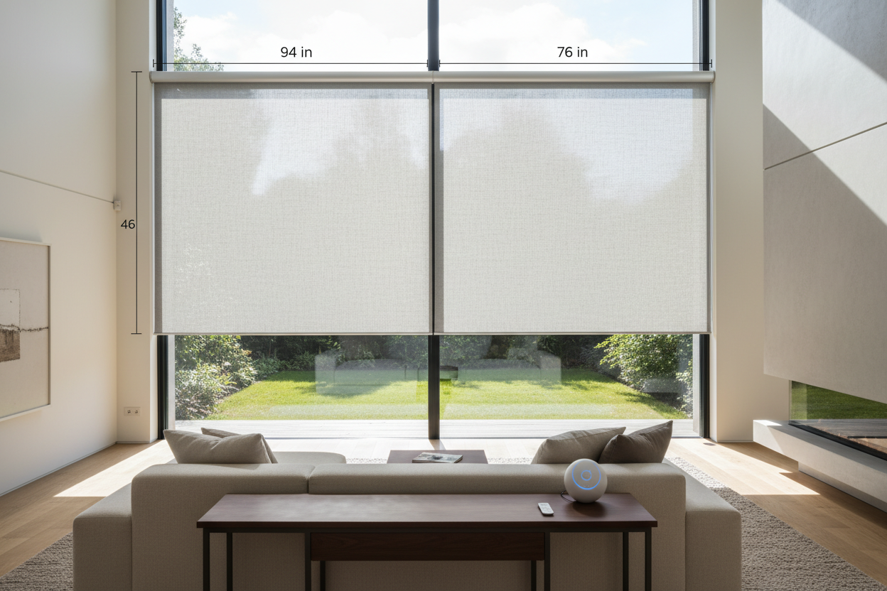 I Retired My Step Stool After Automating My blinds 76 inches long