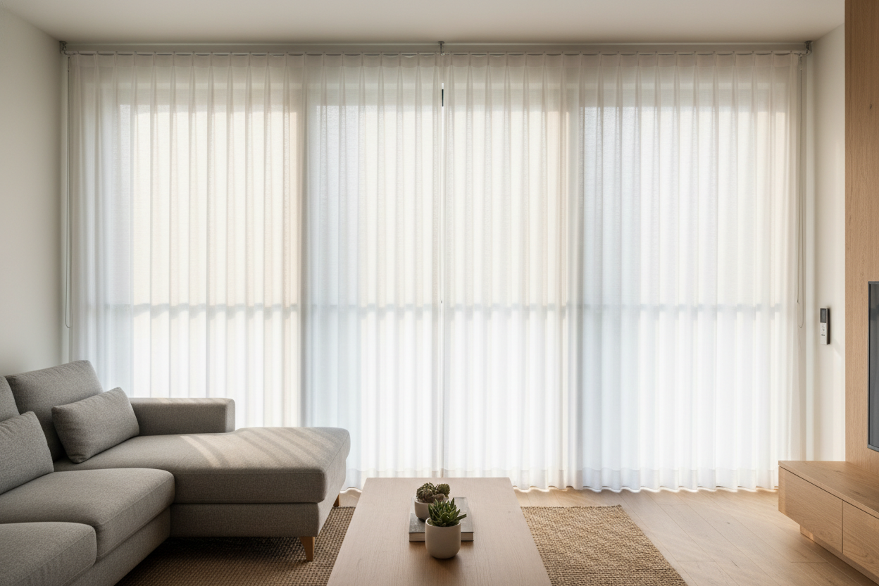 Why I Layered Smart Window Coverings Over Blinds in My Rental