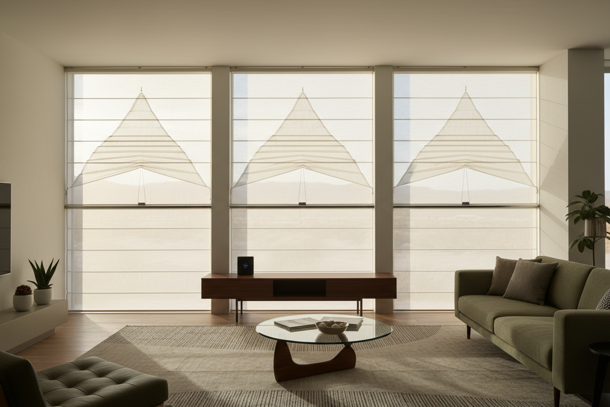 I Automated the Most Unusual Blinds for Windows in My Mid-Century Home