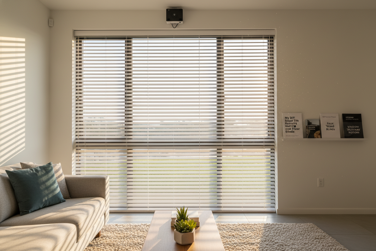 My DIY Smart Tilt Retrofit Using US Window and Floor Blinds