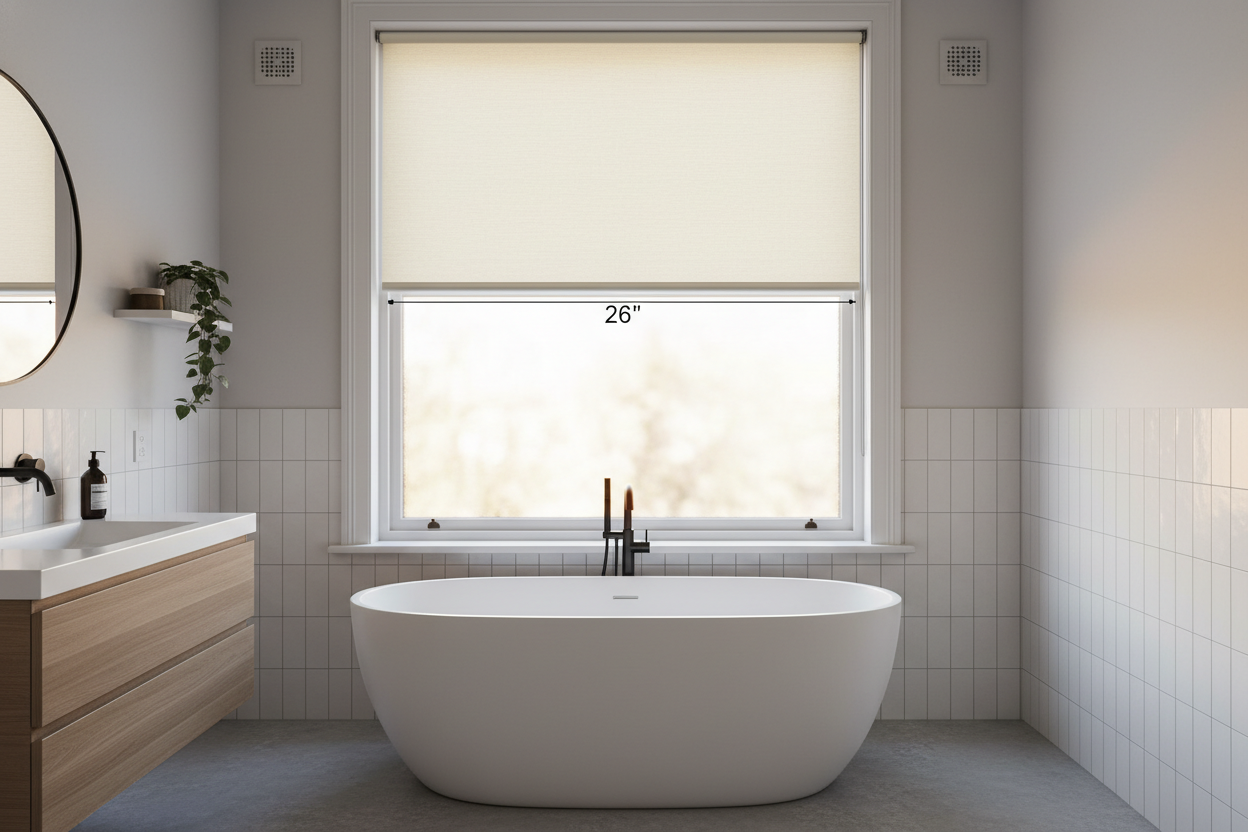 The Secret to Inside Mounting 26 Inch Window Shades in Older Homes