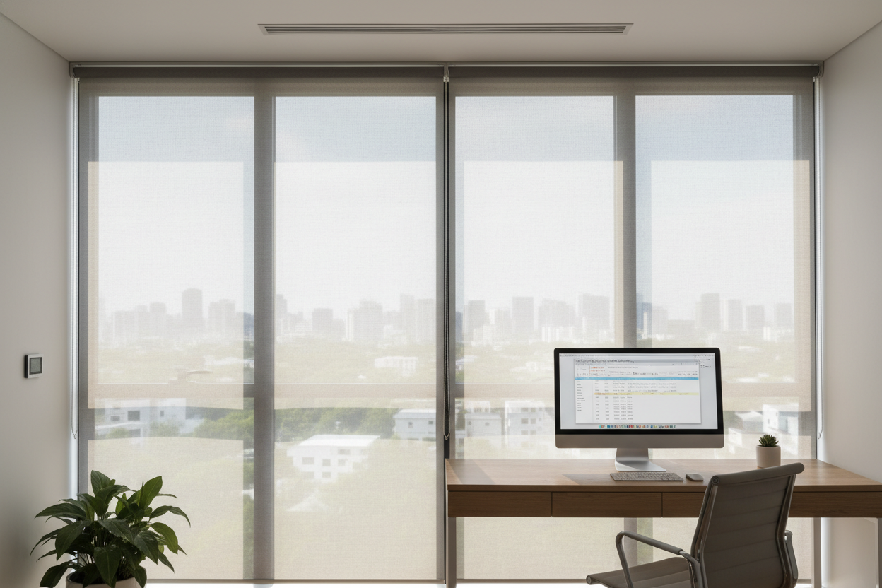 Why Budget Blinds Solar Shades Finally Fixed My Home Office Glare