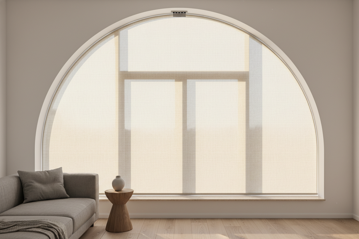 The Anatomy of a Half Moon Window Shade That Doesn't Look Cheap