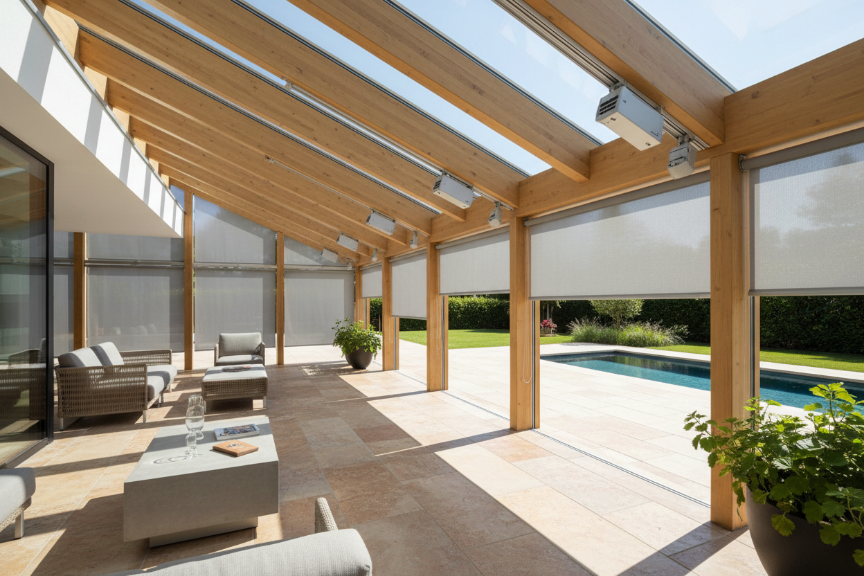 My Gravity Nightmare: Outdoor Blinds for Angled Roof Spaces