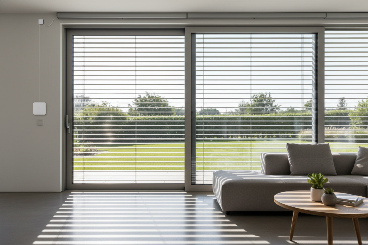 Why I Linked Horizontal Blinds for Sliding Doors to a Door Sensor