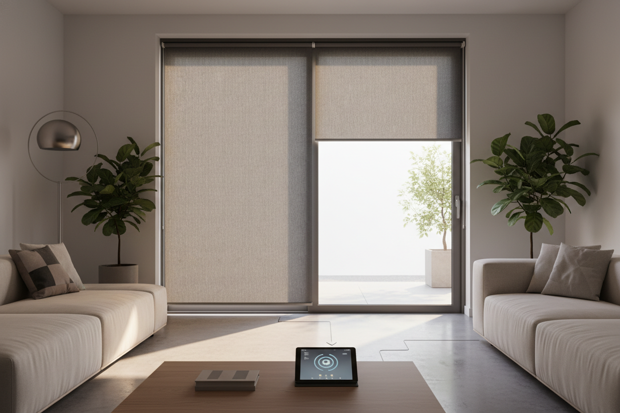 Are There Any Good Ideas for Sliding Door Blinds That Stop Drafts?