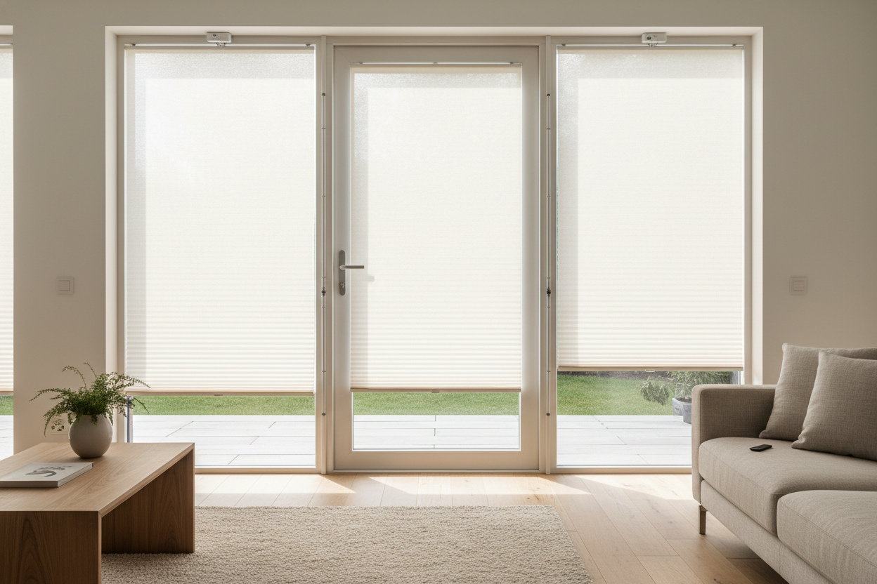 Are There Any Good Blinds for Glass Doors That Don't Block the Deadbolt?