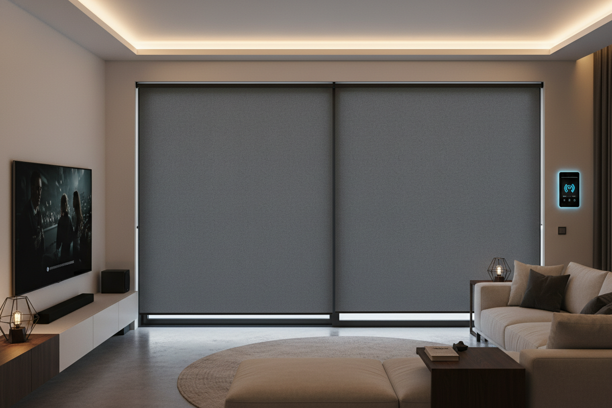 I Saved My OLED TV With Blackout Blinds for Sliding Glass Door Frames