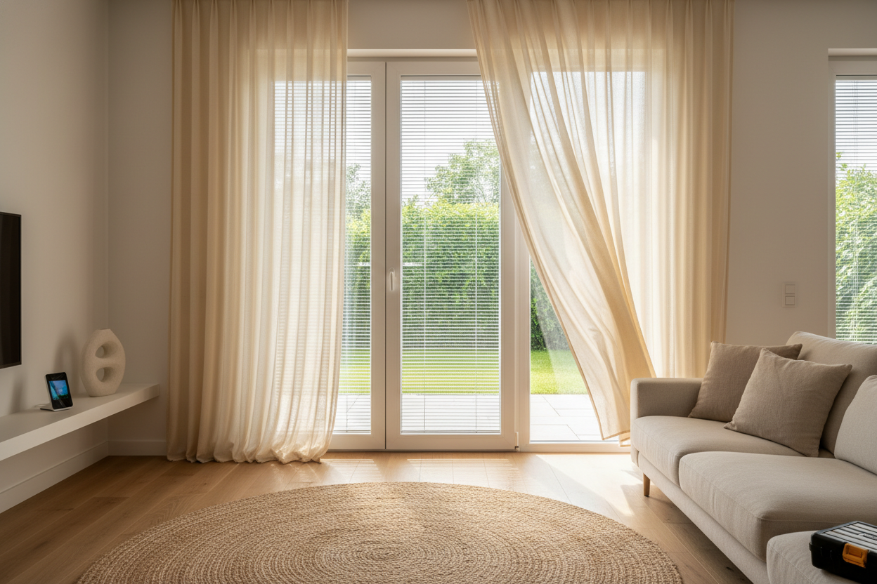 I Almost Spent $3K on a French Door With Blinds (Here's My Fix)
