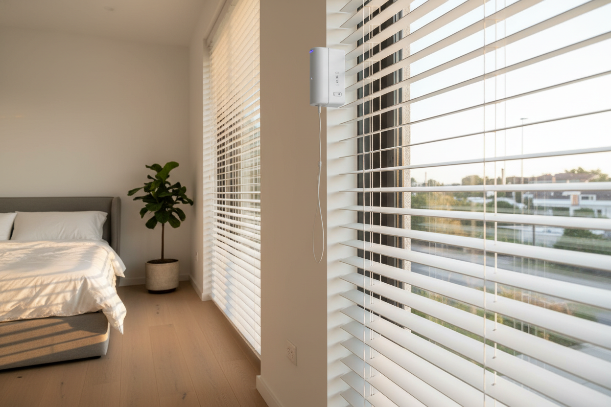 Why I Kept My Basic Blinds White (And Added Smart Tilt Motors)