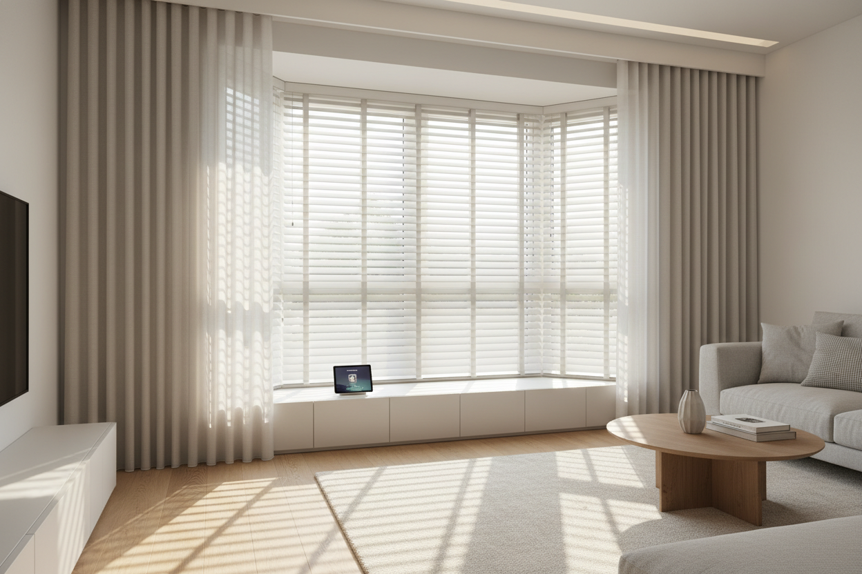 Are White Window Blinds Wood or Faux Better for Smart Homes?