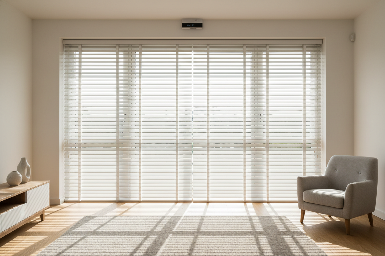 The Stack Height Problem With White Wooden Slat Blinds (And My Fix)