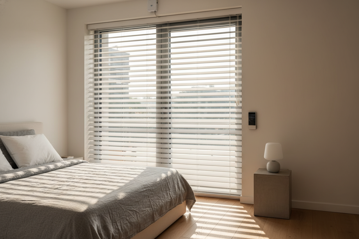 I Made Basic Horizontal Blinds White Look Like $2,000 Smart Shades