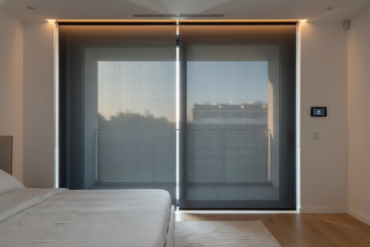 I Put Blackout Blinds for Doors in My Bedroom—Here's What Works