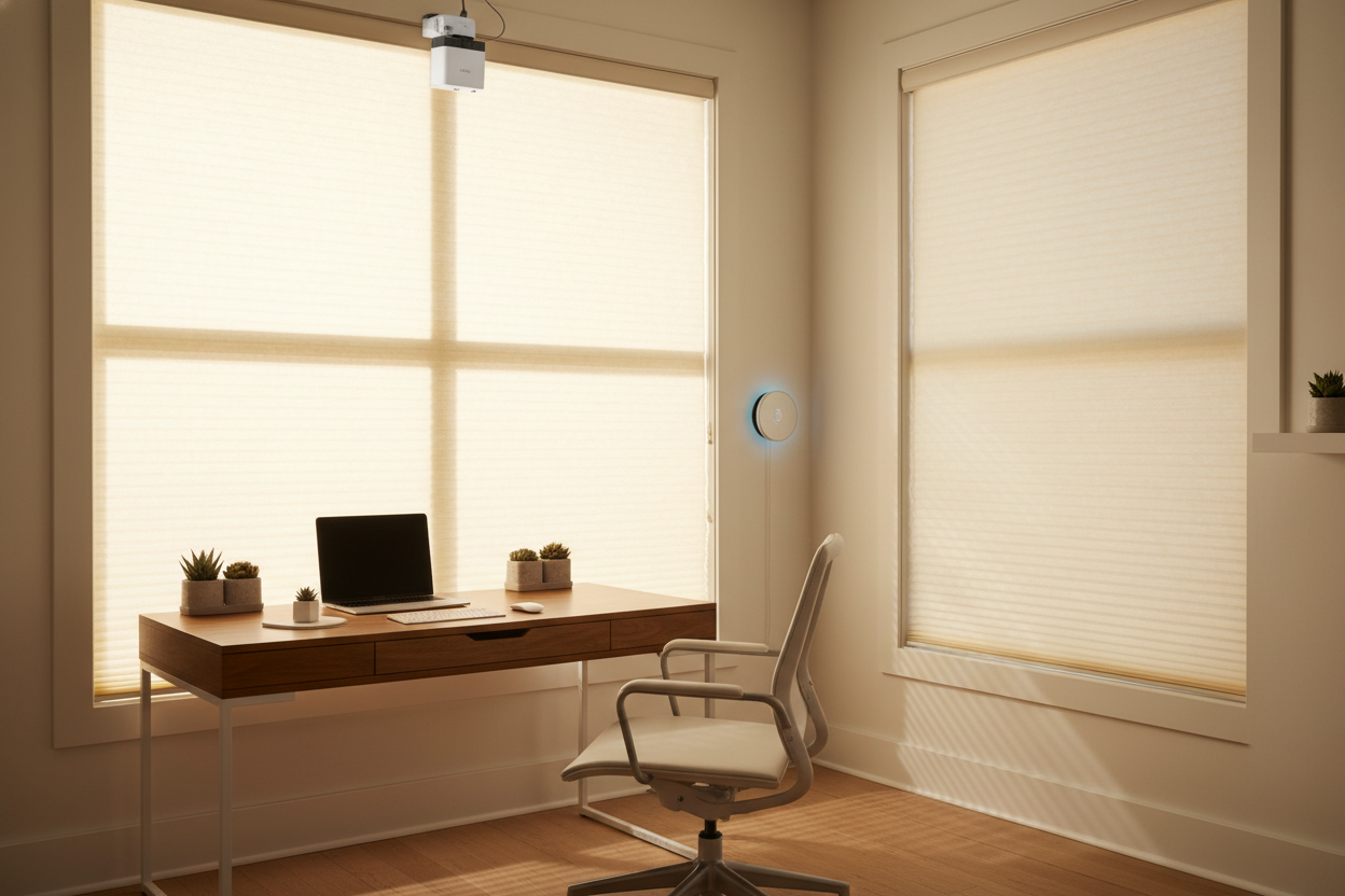 I Synced Home Depot Light Filtering Shades to the Sun. Here's How.