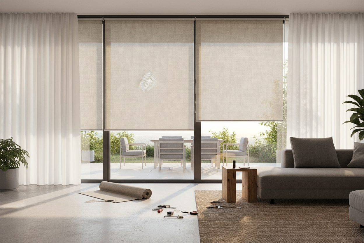 I Tried to DIY Sun Screen Material Home Depot Sells (And Ruined My View)