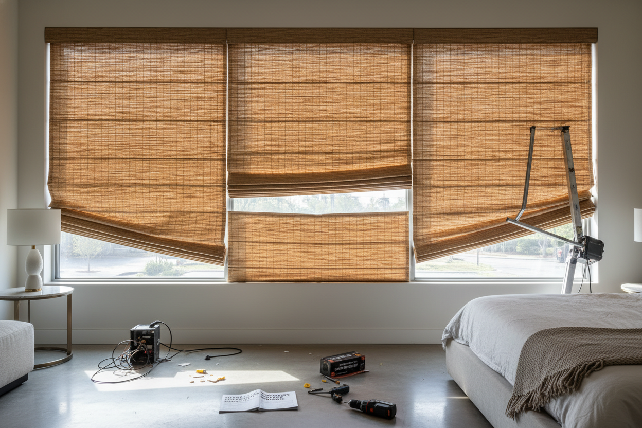 My Home Depot Window Blinds Wood Upgrade Crushed My Smart Motors