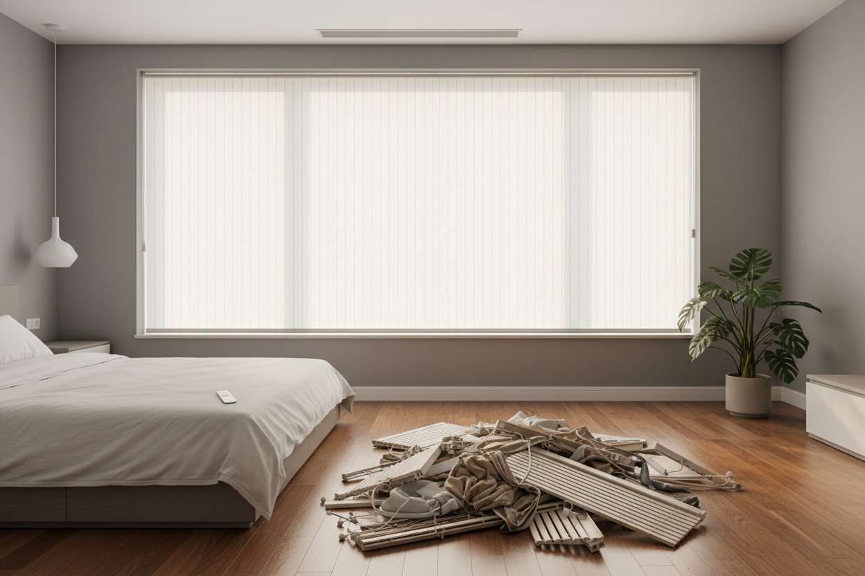 Stop Layering Home Depot Blinds and Curtains on Wide Windows