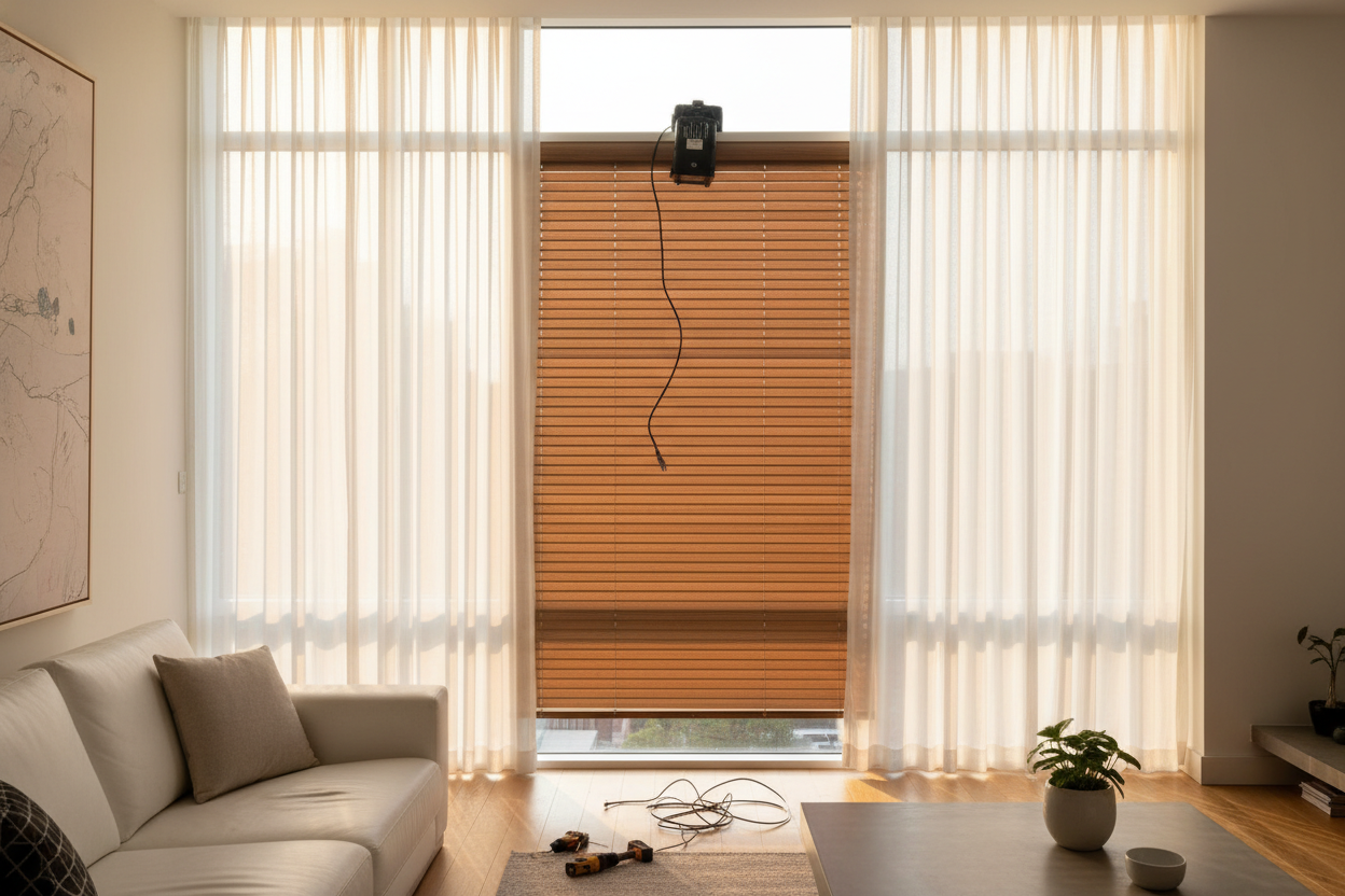 Stop Forcing Smart Motors Onto Heavy Home Depot Brown Blinds