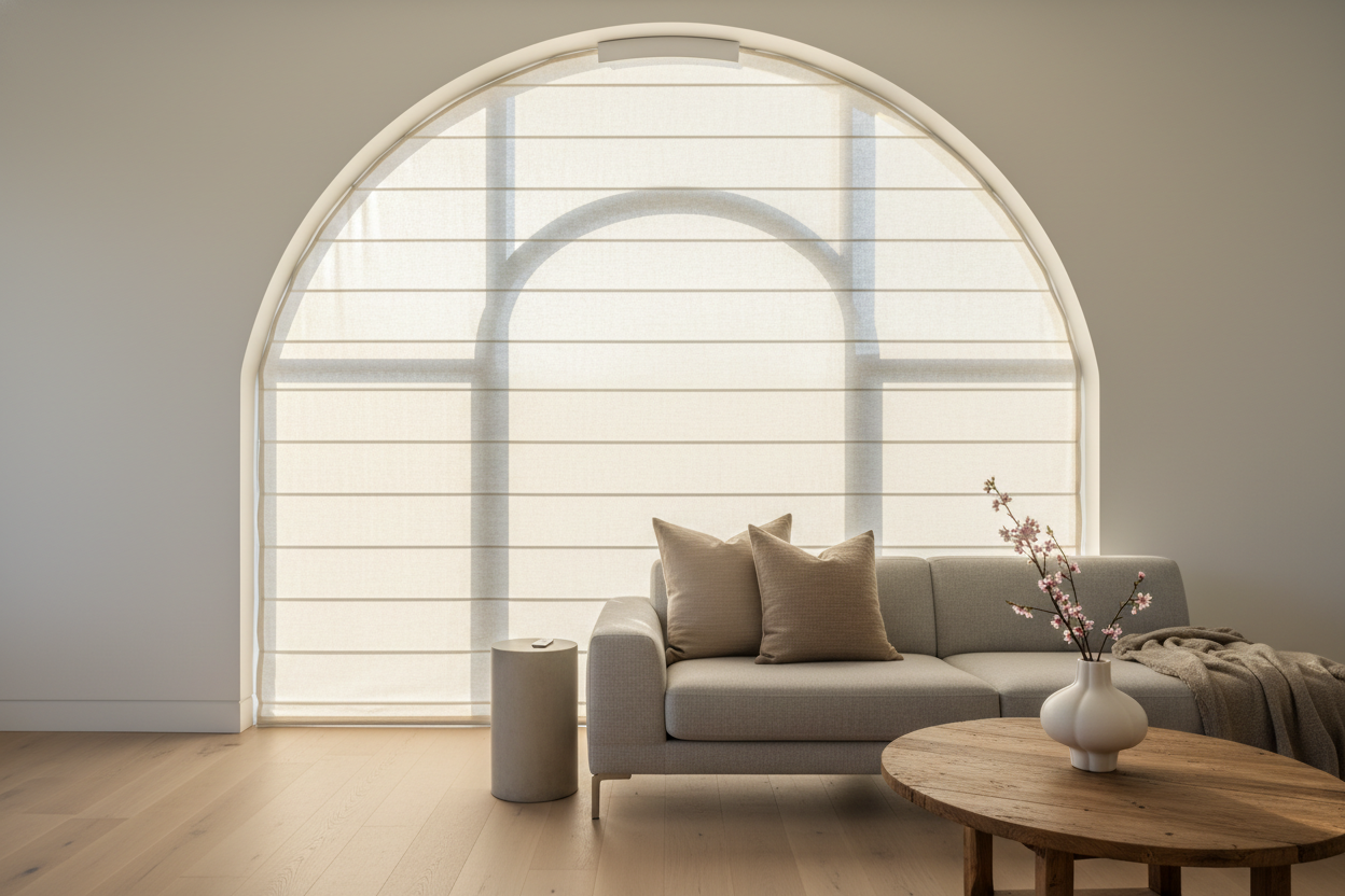 I Saved $1k Building These DIY Arch Window Blinds (Here is How)