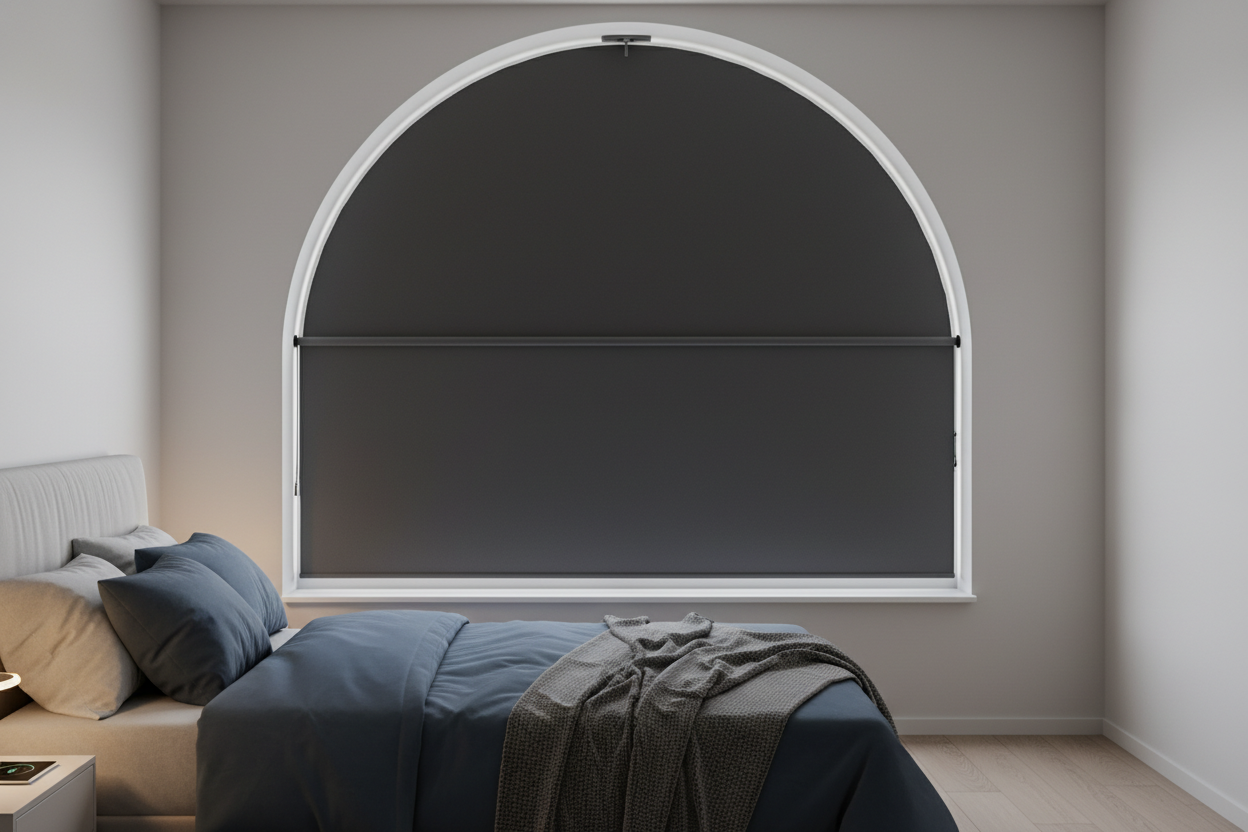 I Work Nights: Finding Half Moon Window Blackout Shades That Actually Work