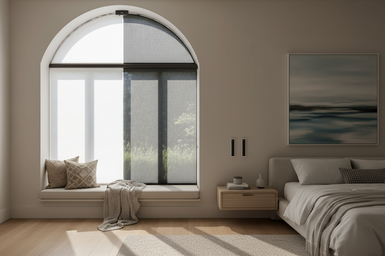 Why I Finally Ripped Out My Arch Window Paper Shades