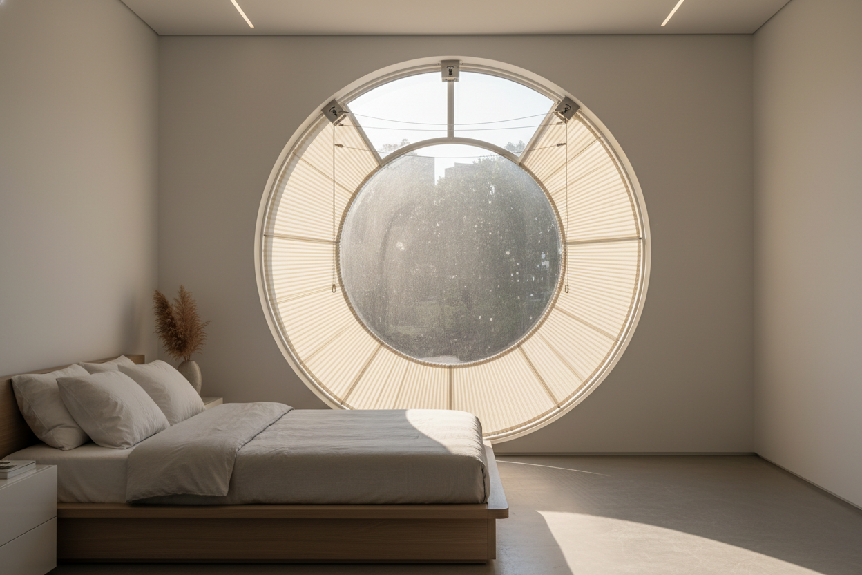 I Spent Weeks Finding Blinds for a Round Window That Actually Open