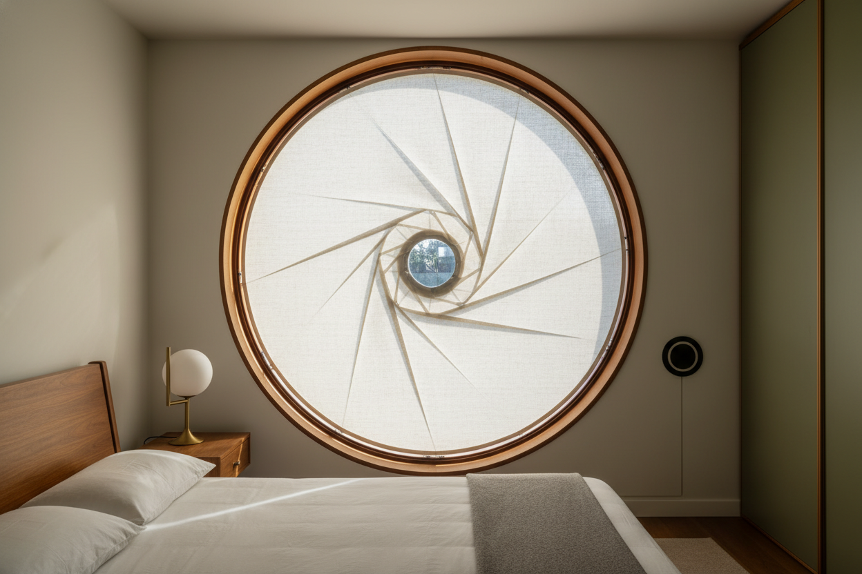 Stop Taping Up Paper: Real Blinds for Round Windows Actually Exist