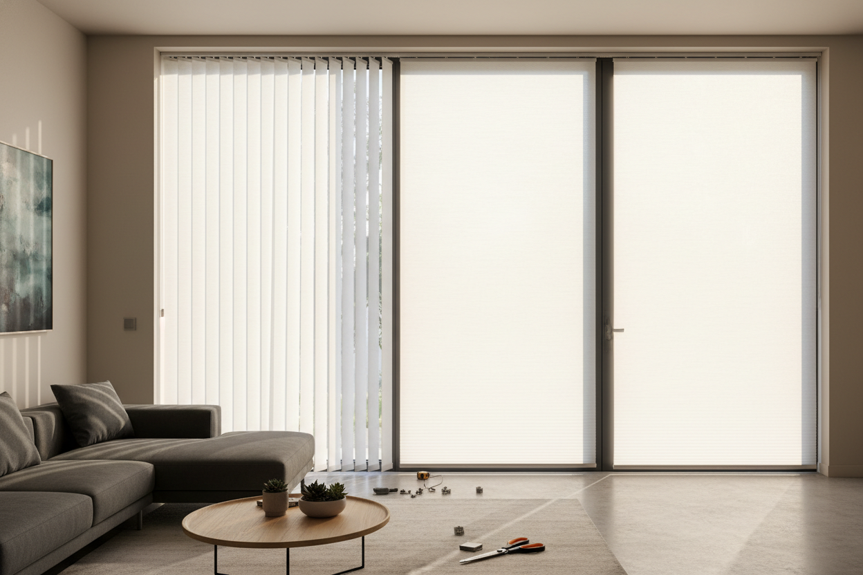 I Got Home Depot Vertical Blinds Cut to Size (And Regret It)