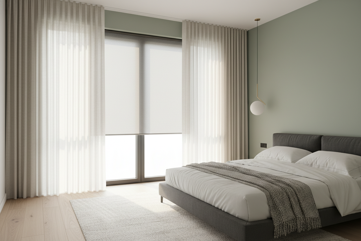 Why I Layered Smart Blinds & Curtains (And How I Hid the Tech)