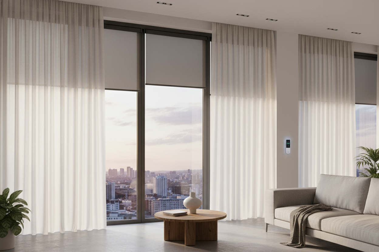 Why I Run Both a Smart Curtain and Shades on the Same Window