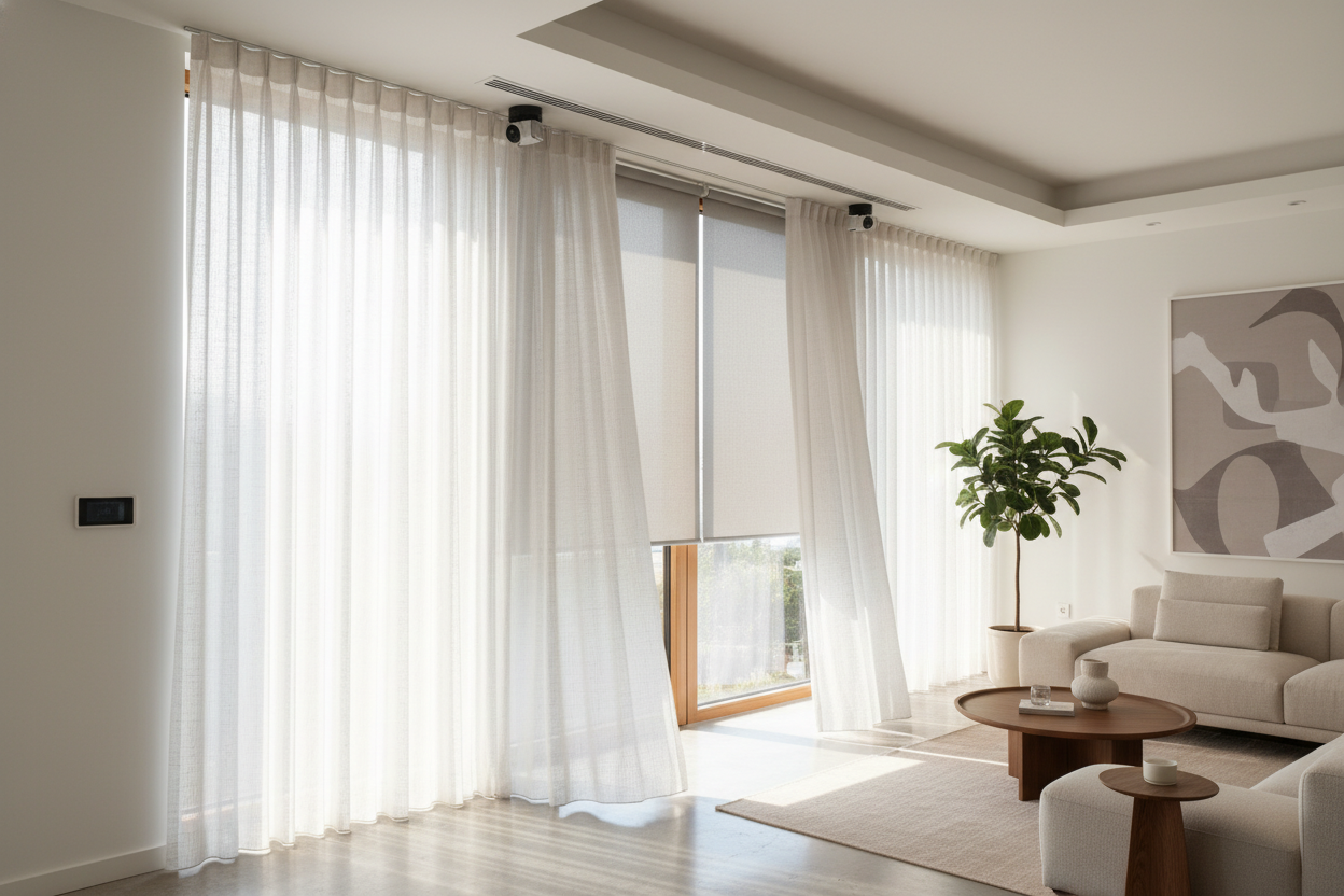 I Thought Blinds With Drapes Looked Dated (Until I Automated Them)