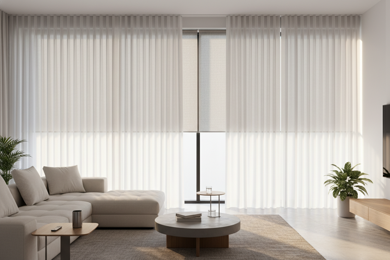 How I Synced a Smart Curtain & Blind in My Awkward Living Room