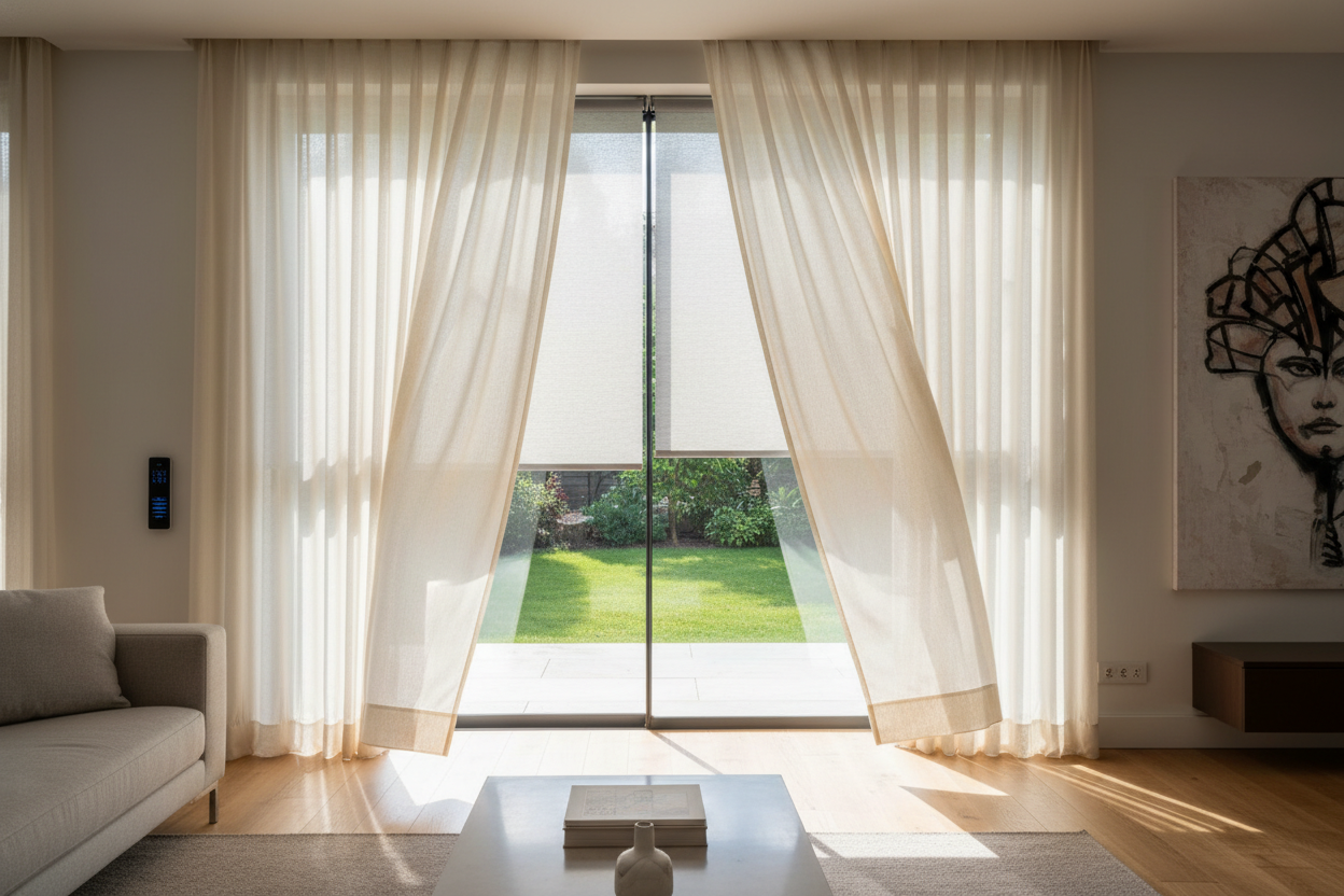The Curtains and Blinds Together Pictures That Sold Me on Layering
