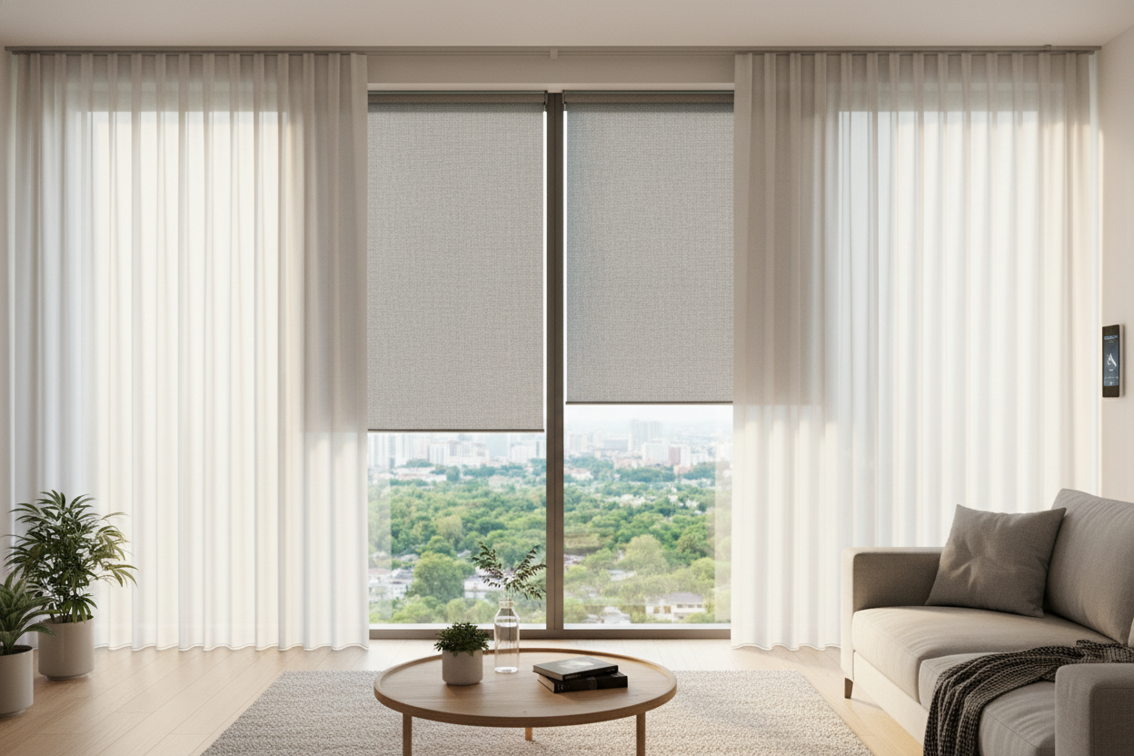I Ripped 3 Fabrics Before Figuring Out Blinds and Sheer Curtains
