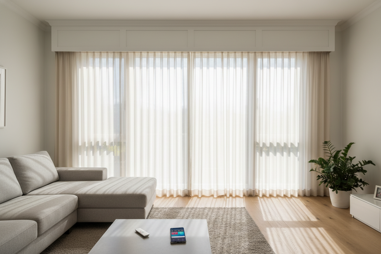 Your Smart Blinds Are Leaking Light (Cornice Valances Fix It)